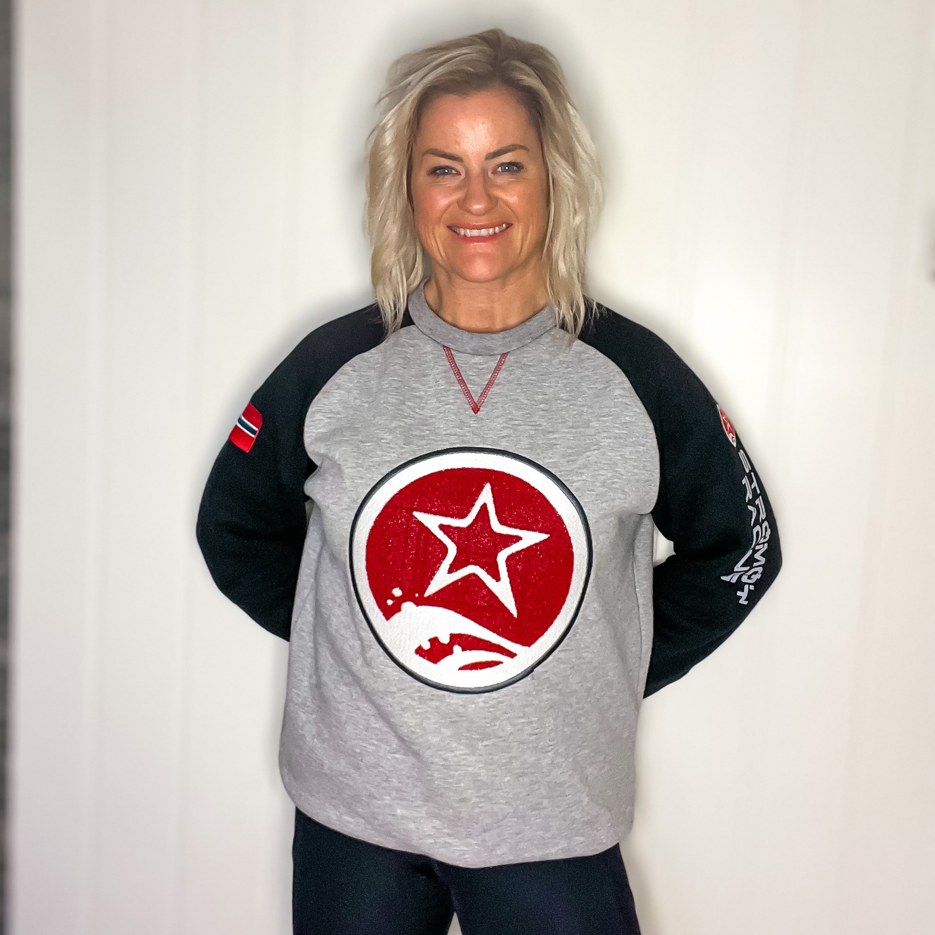 New college sweater in store